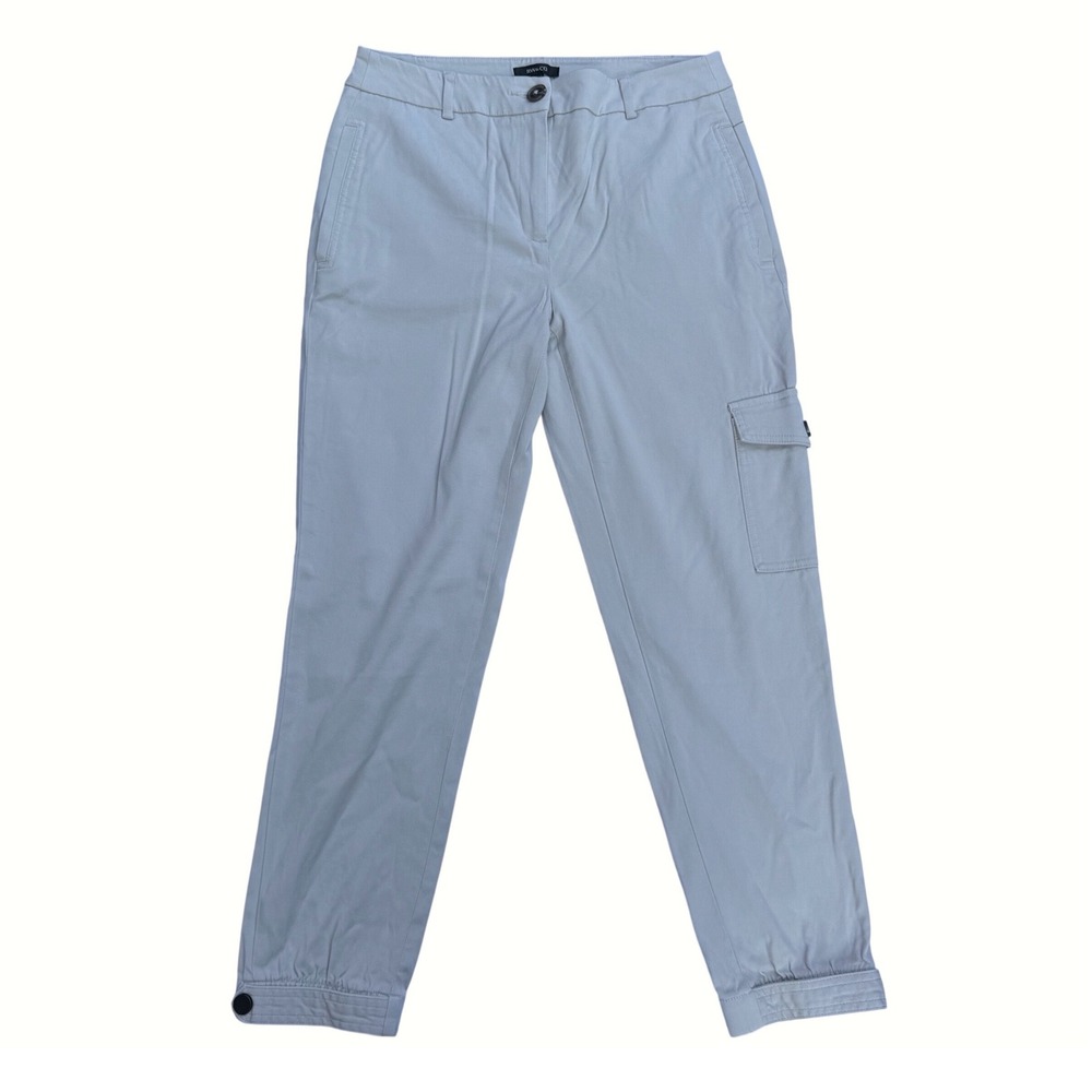 RW&CO Cargo Jogger Pants Beige Utility Gorpcore Streetwear Elevated basics Sz 6